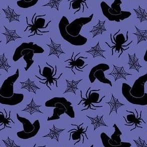 (small) Witch's attic periwinkle background