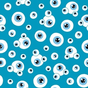 (large) Eyes blue background