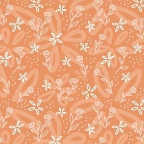 Small - Blooms in peach and white