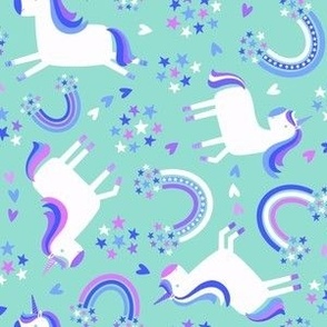blue unicorns