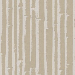 BoHo Bamboo Grasscloth Wallpaper -  Natural/Cream