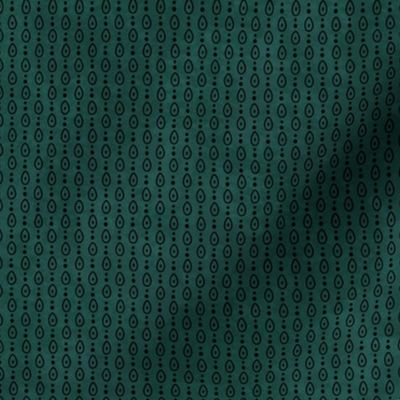 Dark forest green  geometric coordinate - Tyger Tyger - Tigers in the forest at night - medium