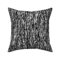 Black and White Grasscloth Texture Bold Modern Abstract Black 000000 and White FFFFFF reverse