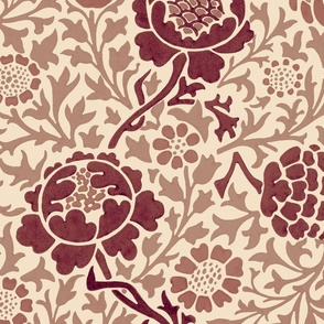 GRAFTON  IN LOGANBERRY - WILLIAM MORRIS - Large Scale