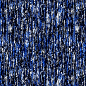 Black and White and Cobalt Blue Grasscloth Texture Bold Modern Abstract Black 000000 and White FFFFFF and Cobalt Blue 005CFF