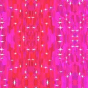 Pink Faux Sparkle Vertical Stripes