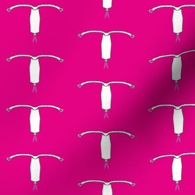 IUD Birth Control On Pink