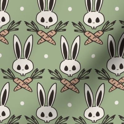 Large scale - Bunny Crossbones Green