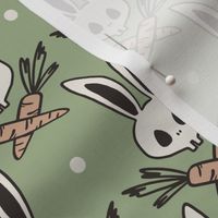 Large scale - Bunny Crossbones Green