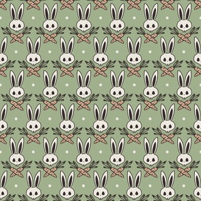 Large scale - Bunny Crossbones Green