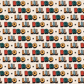 Medium Scale - Lil Bro Comic Letters Bright 