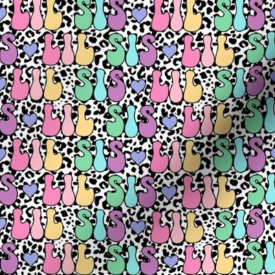 Small Scale - Lil Sis Retro Rainbow Leopard