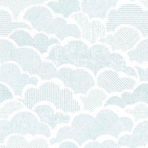 cozy clouds (baby blue)