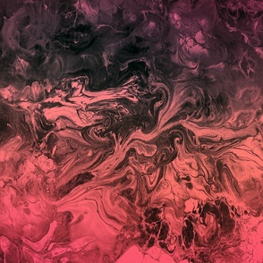 volcanic concoction - red and black swirls