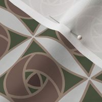 Geometric Pattern: Nouveau Rose: Woodland