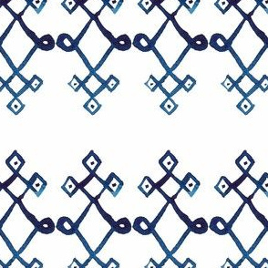 cestlaviv_mystical knot [blue on white]