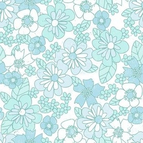 70S-FLORAL-BLUE GREEN