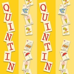 CUSTOM--YOUR NAME HERE (QUINTIN YELLOW)