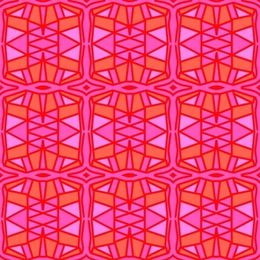 CT 2326 Hot Pink Geometric