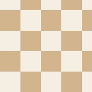 Checkerboard - Tan - Jumbo