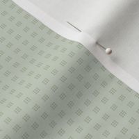 Plotted: Sage Green Geometric Dot, Modern Small Print, Tiny Dots