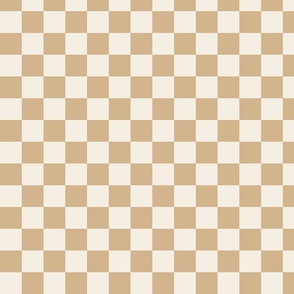 Checkerboard - Tan - Medium