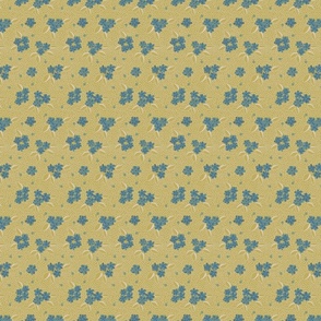 Flower Paisley Dot green