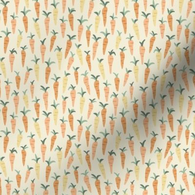 Carrot Patch - Cream, Small Scale