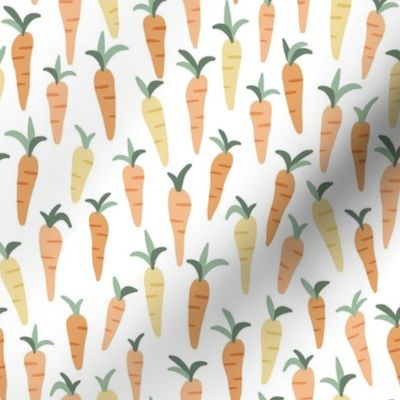 Carrot Patch - White, Medium Scale