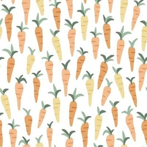 Carrot Patch - White, Medium Scale