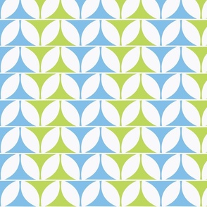 Leaves in Blue and Green