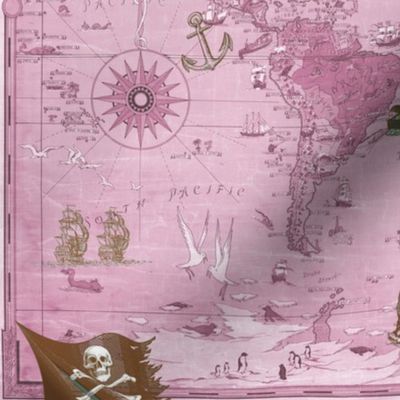 Pink Pirate Map