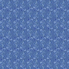 Blue herringboneWatercolor_Vertical_on Blue Grasscloth