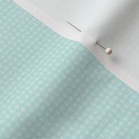 Snail on  Pale Aqua.