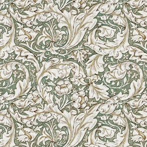 BACHELORS BUTTON (Old Renaissance Style) IN MEADOW AND MUSHROOM - WILLIAM MORRIS - small scale