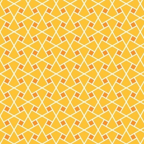 Geometric Pattern: Square Twist: Citrus