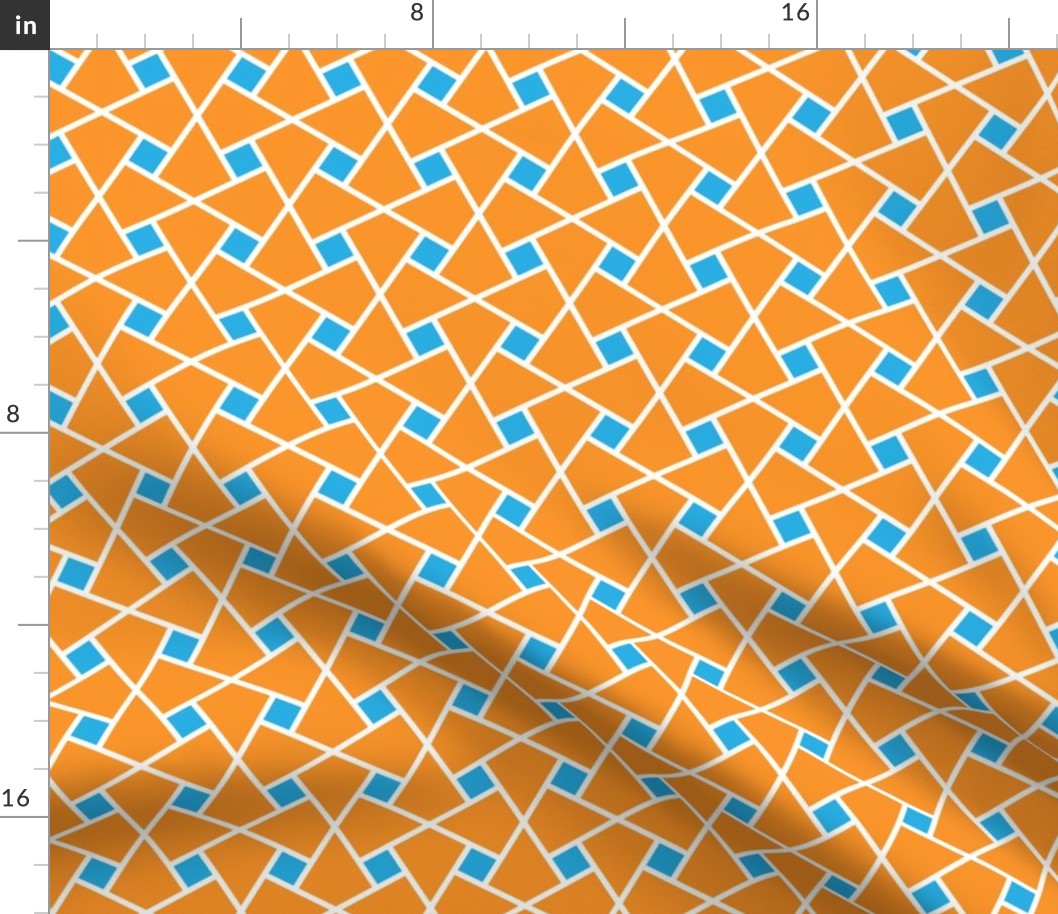 Geometric Pattern: Square Twist: Morris