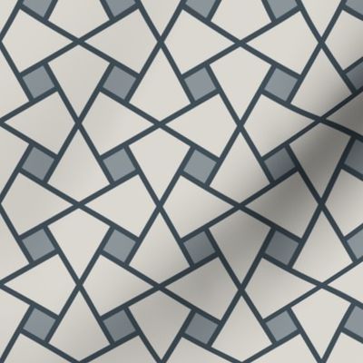 Geometric Pattern: Square Twist: Pebble
