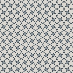 Geometric Pattern: Square Twist: Pebble