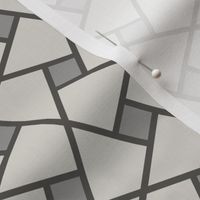 Geometric Pattern: Square Twist: Slate