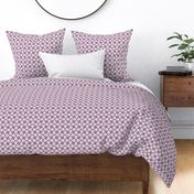 Geometric Pattern: Square Twist: Aubergine Light