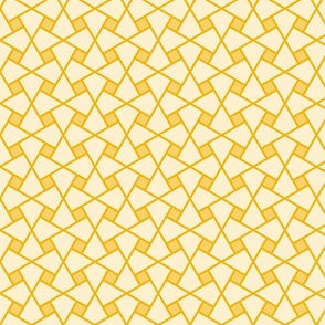 Geometric Pattern: Square Twist: Sunshine Light
