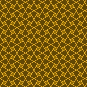 Geometric Pattern: Square Twist: Sunshine Dark