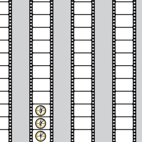 Silver Screen - Film Stripe (gray)