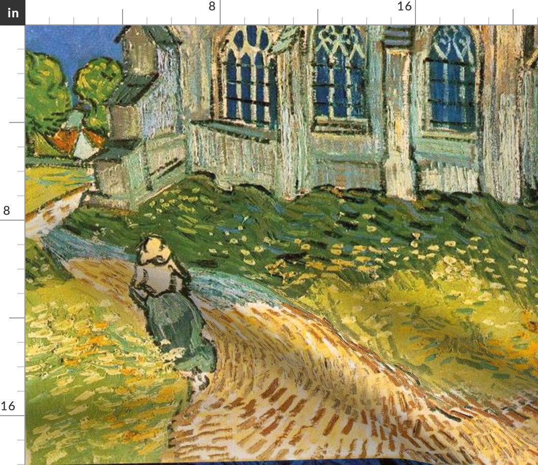 Van Gogh - The Church at Auvers (1890)