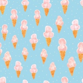 Ice Cream Cones 8x8