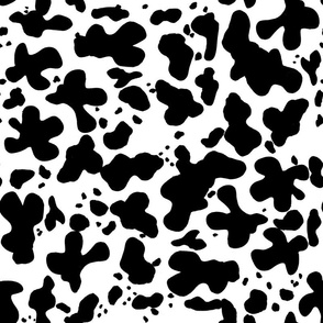 cow print black