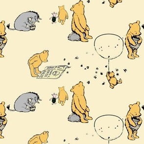 Winnie The Pooh -2 fabrics available