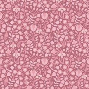 Spring Ditsy Floral in Mute Pink