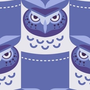 Owl In Pocket in Very Peri Color Palette
